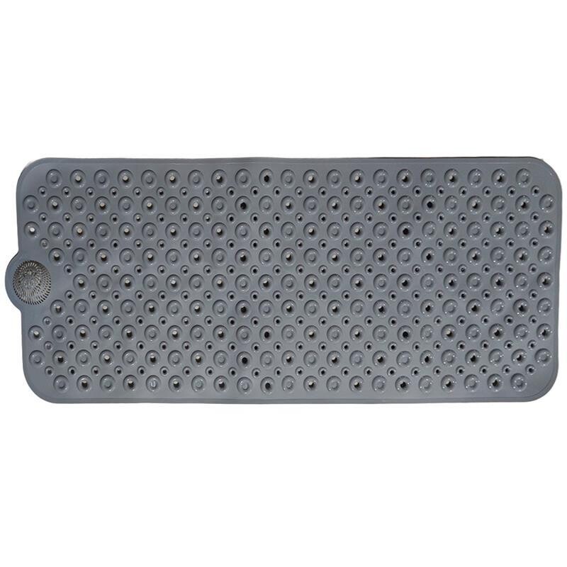 Protišmyková kúpeľňová podložka 100x40CM J-10040TQ sivá