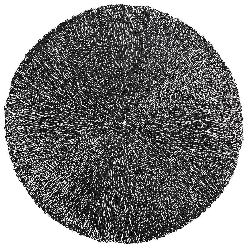 Podtácka Bolide priemer 38 cm čierna