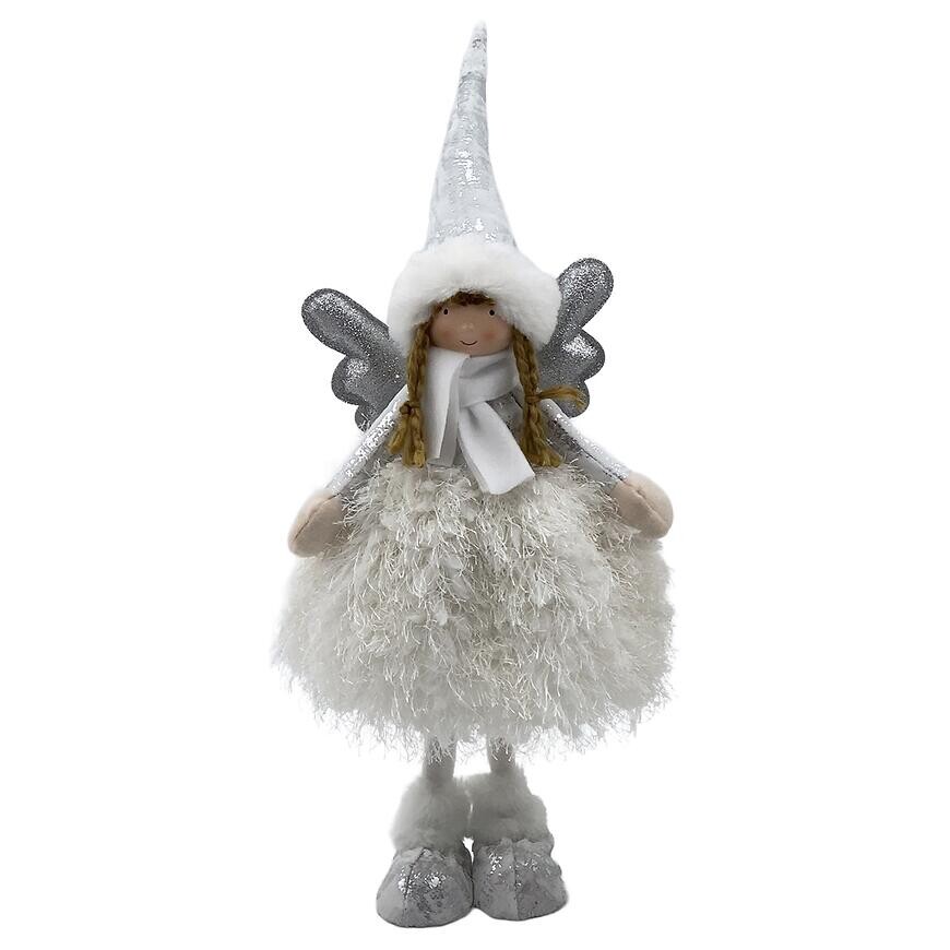Anjel strieborno-biely 57 cm 130hy24050b