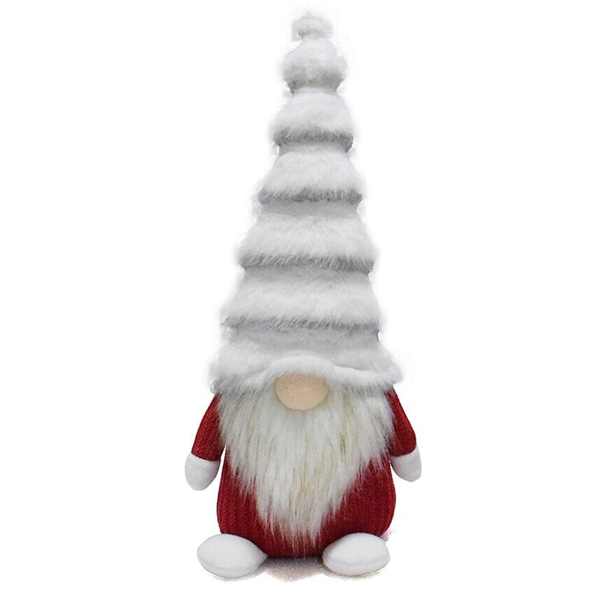 Škriatok 42 cm červeno/hnedo/krémový mix 103hy259210.211-16.5