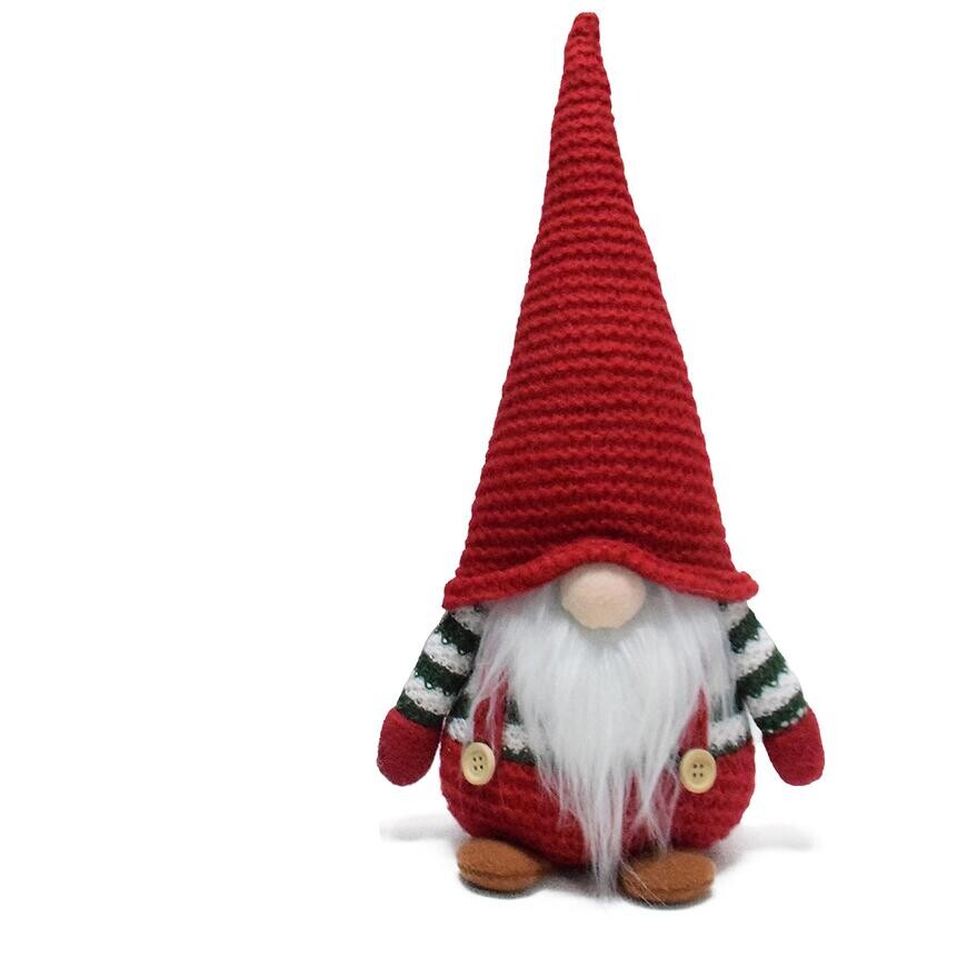 Škriatok červeno/zelený mix 38 cm 103hy259230-14.5