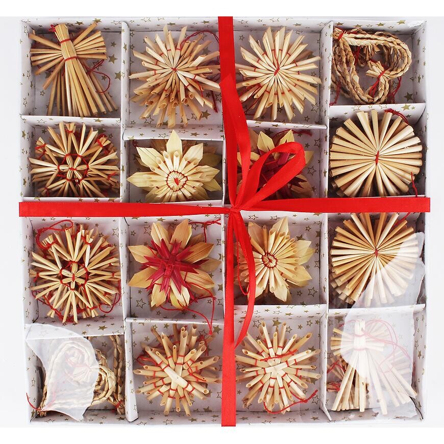 Dekorácia na zavesenie 6 cm 22 ks 48334