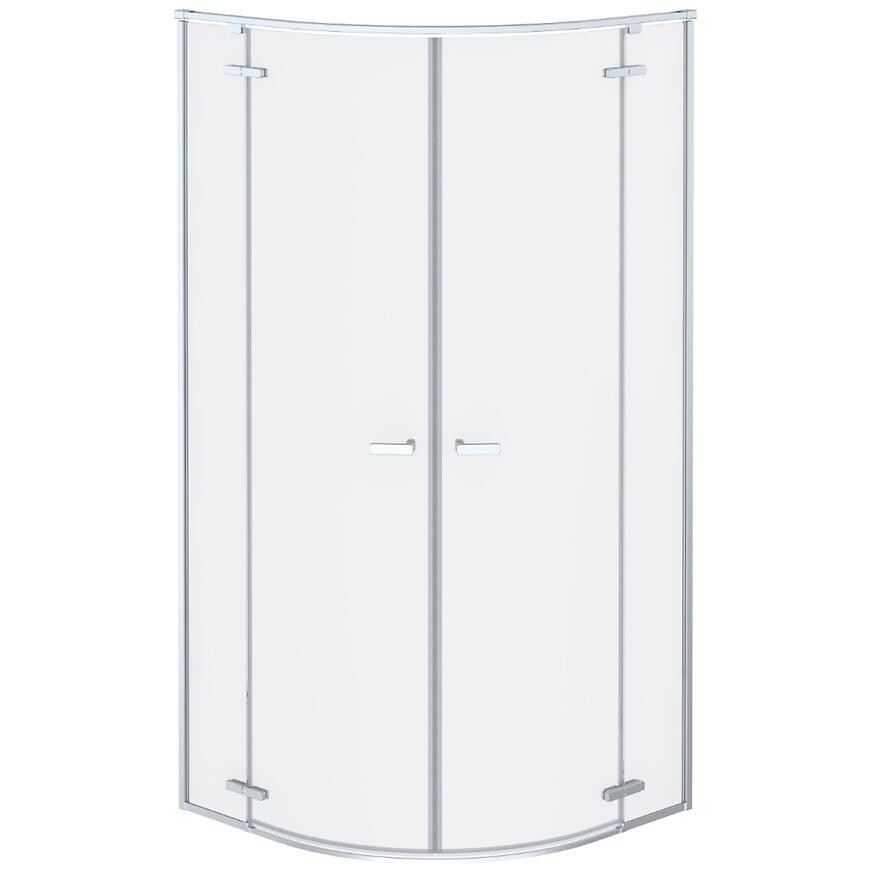 Sprchový kút polkruhový Delta2 90x90195 chróm