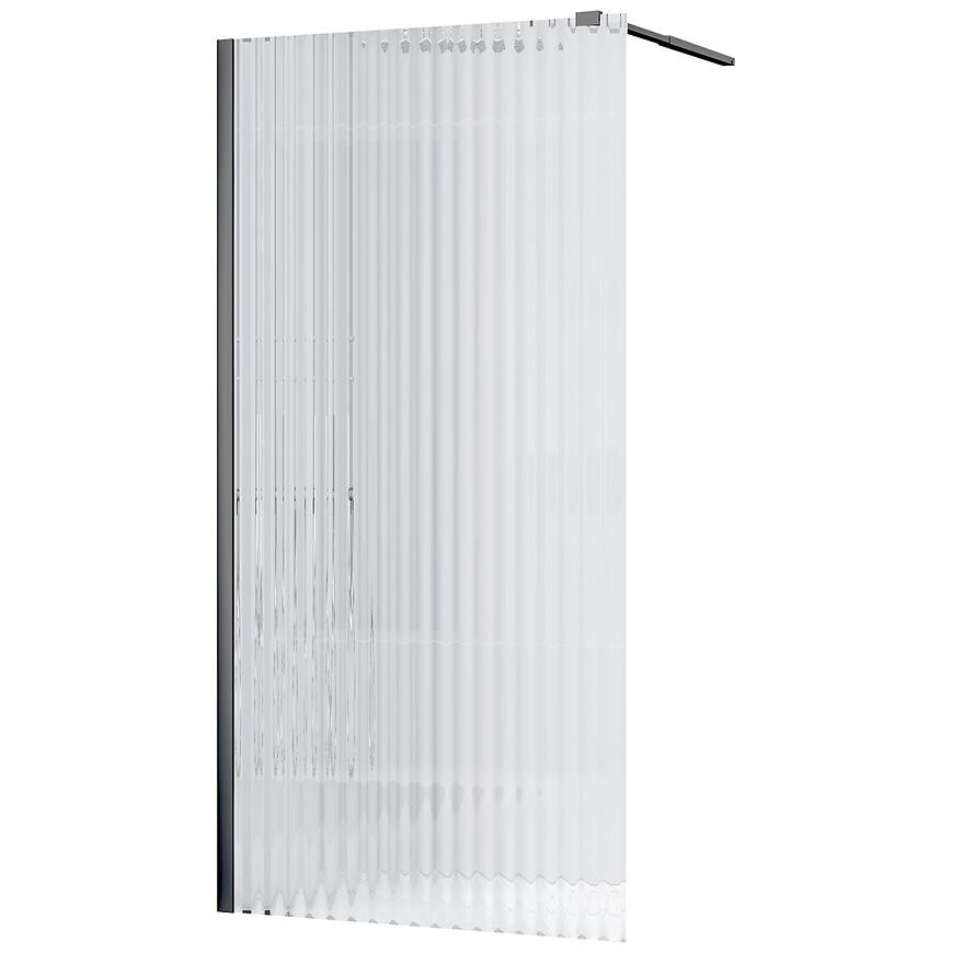 Sprchová Stena Walk-In Fly 120x190 black