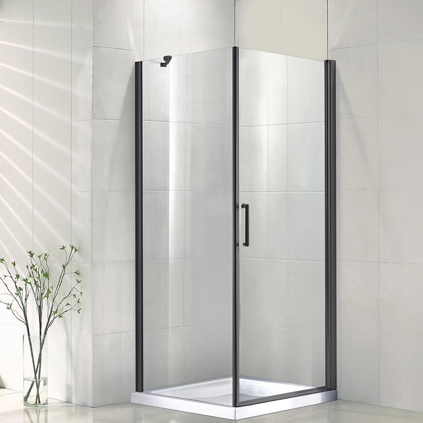 Sprchový kút Vela Black 90x90x190