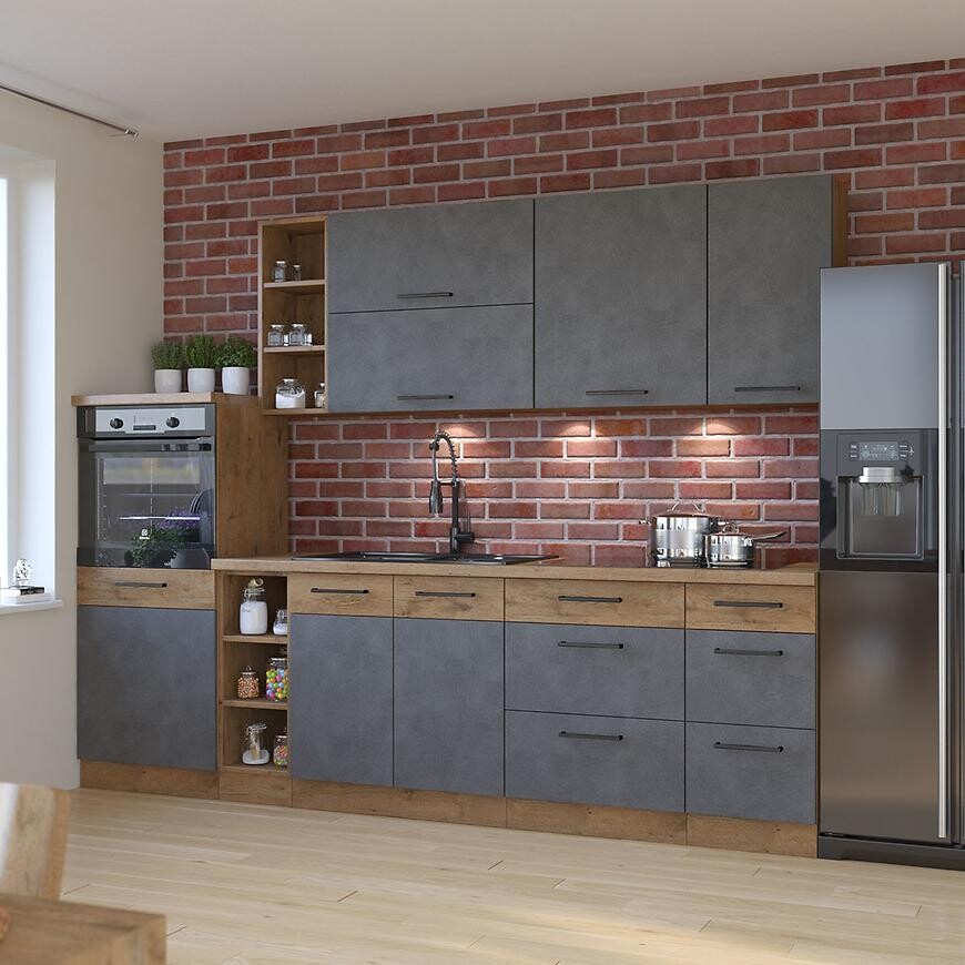 Kuchynská linka Vigo Grafit 270