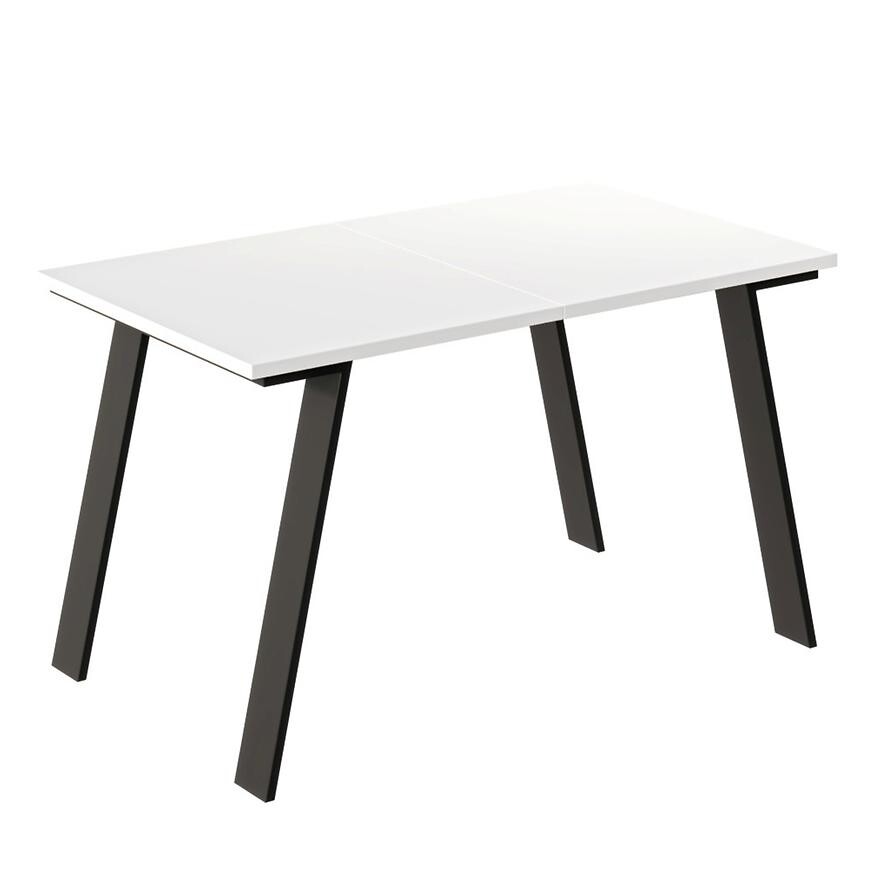 Rozkladací stôl Liwia 130/210x80cm Biely lesk