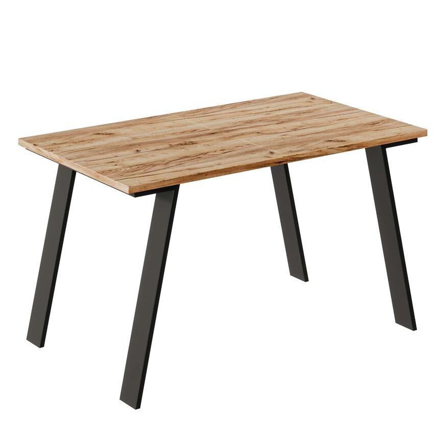 Rozkladací stôl Liwia 130/210x80cm Dub Craft Zlatý