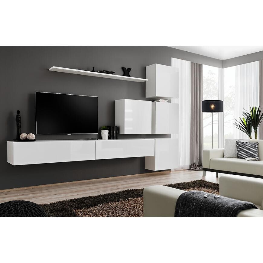 Obývacia stena Switch IX biela