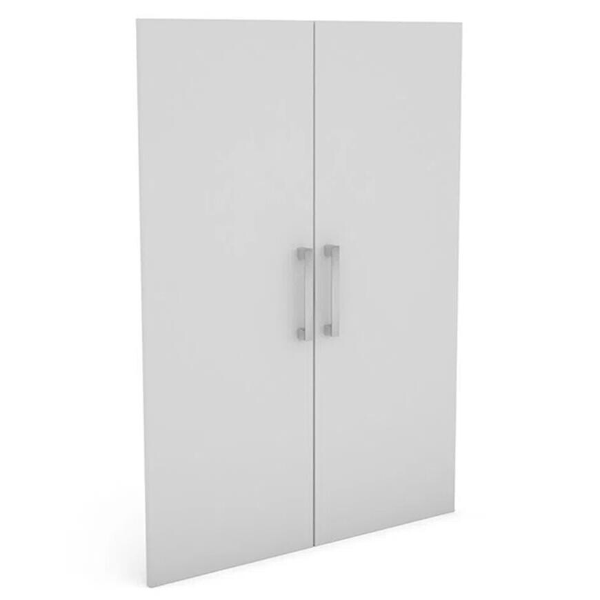 Sada 2 dvierok pre regál Torino 75x1,6x105 cm biela