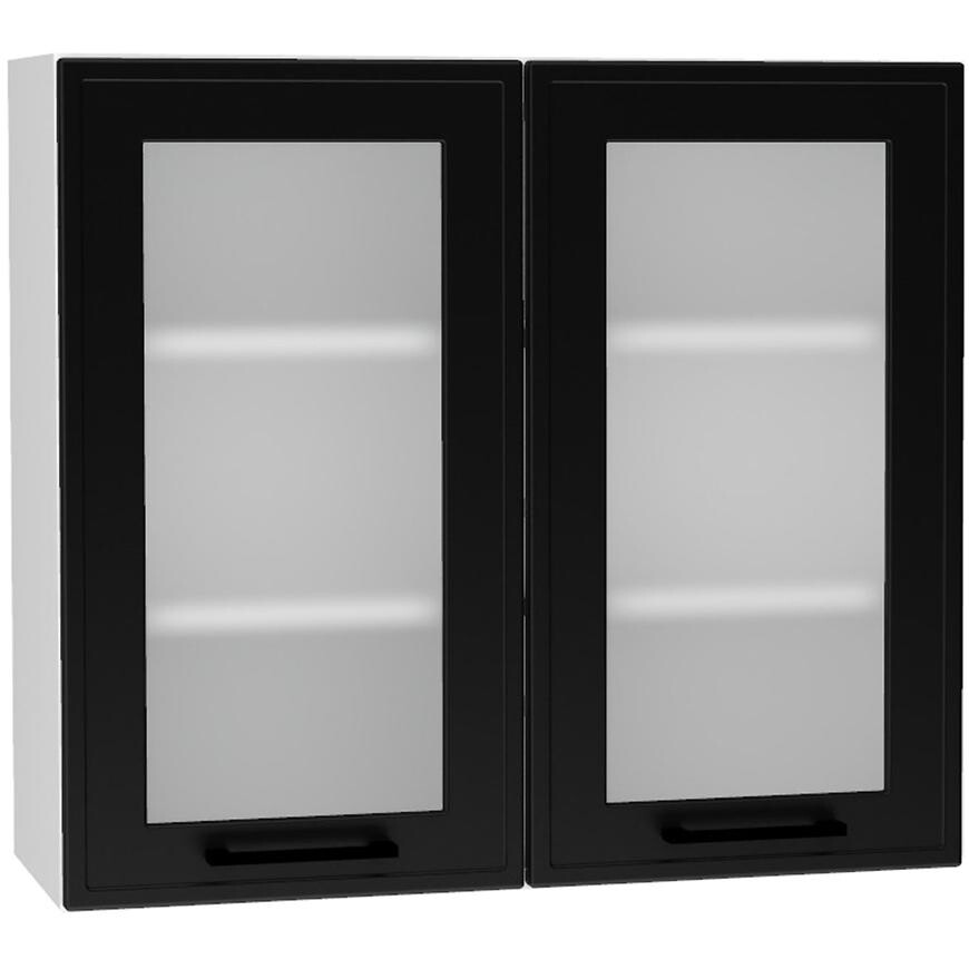 Kuchynská skrinka Emily Ws80 čierny hrášok