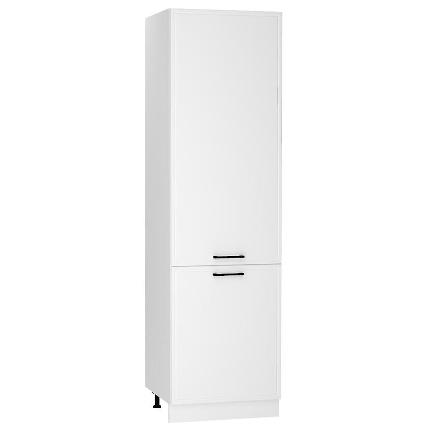 Kuchynská skrinka Emily D60LO 2133 PL 2FR biely hrášok mat