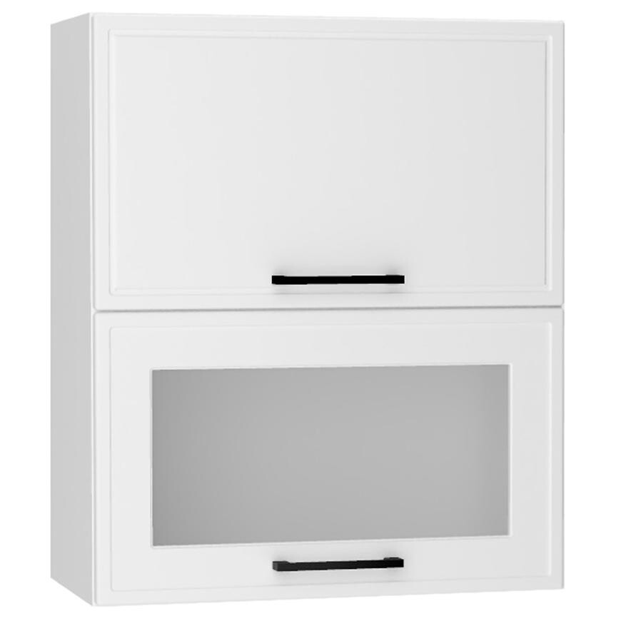 Kuchynská skrinka Emily W60grf/2 Sd biely hrášok mat