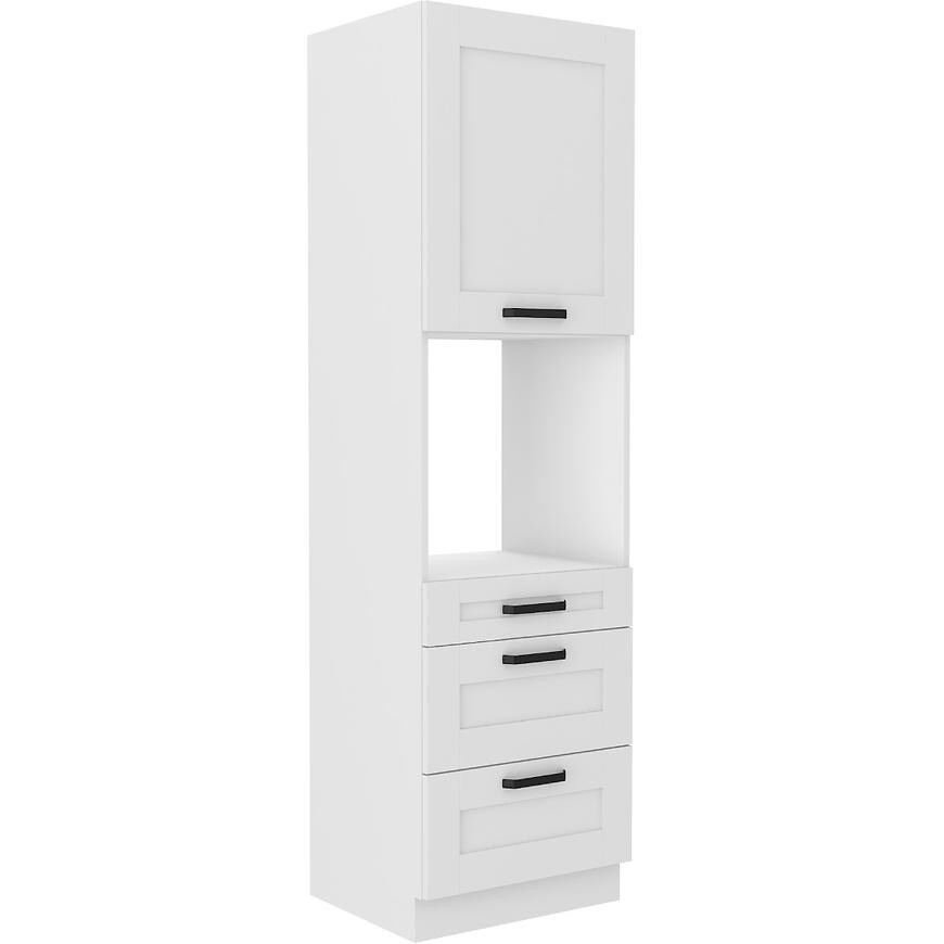 Kuchynská skrinka LUNA biela mat/biela 60dps-210 3s 1f