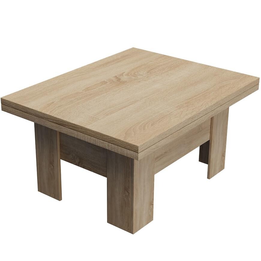 Konferenčný rozkladací, zdvíhací stolík Eryk Dub Sonoma