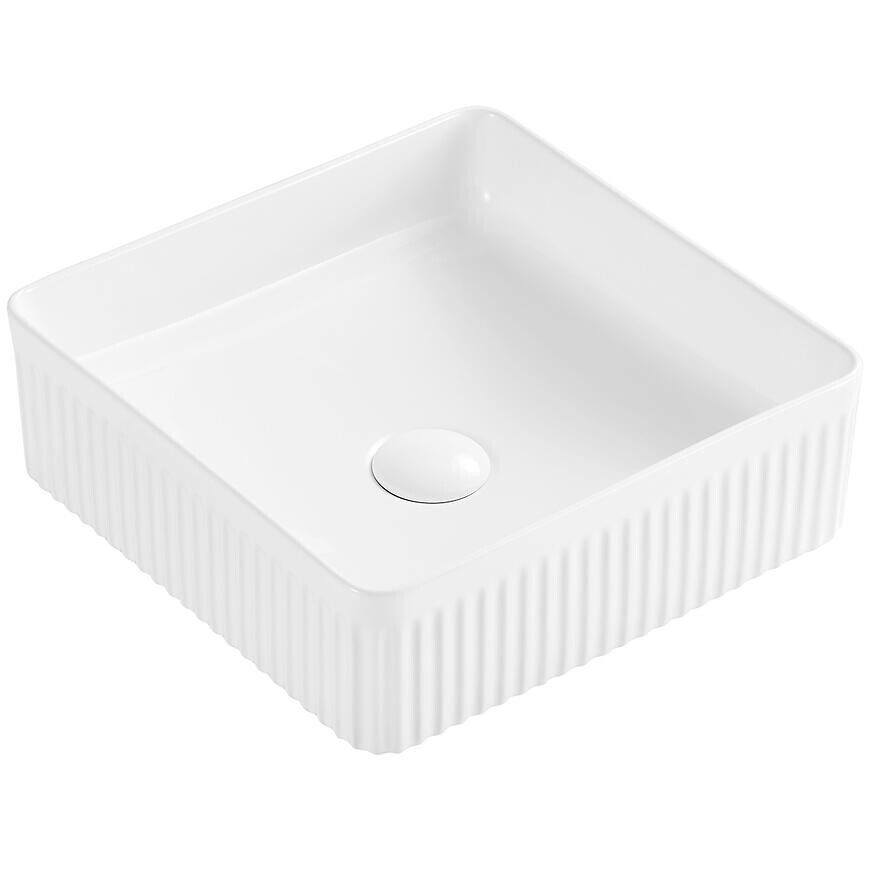 Umývadlo na dosku Bambuti ryhované 36,5x36,5 cm