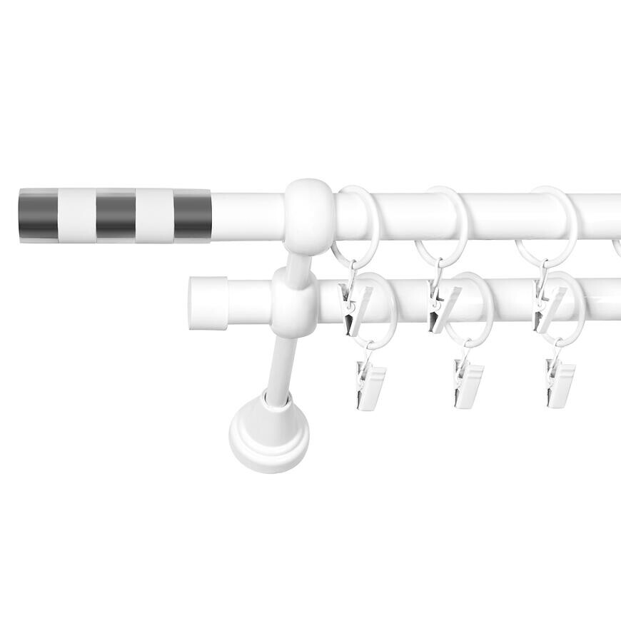 Garniž II Promo FI 19 240cm duo biela-chrómová