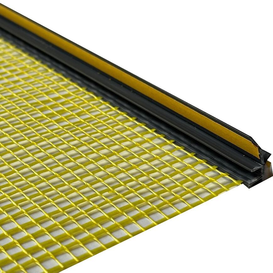 Lišta okenná 6 mm grafit so sieťkou 2,5 m