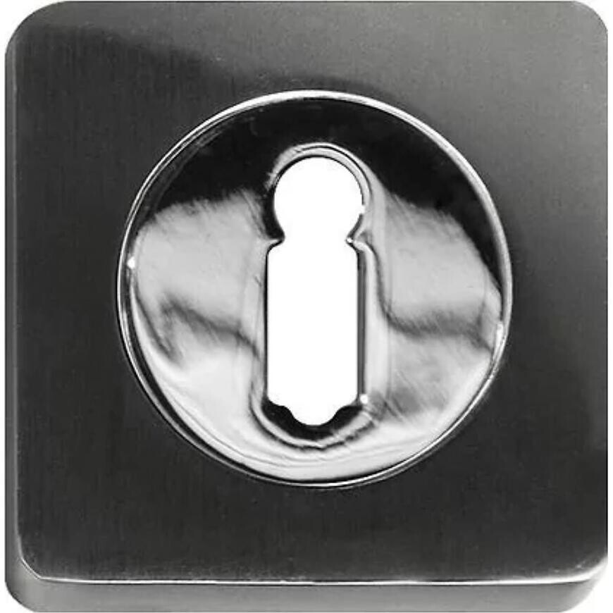 Rozeta ZR13 KL nikel/čierna