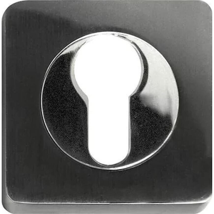 Rozeta ZR13 VL nikel/čierna