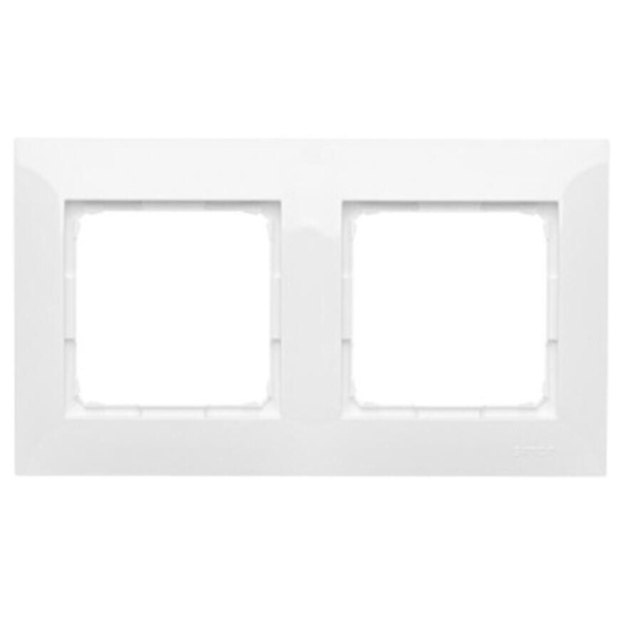 Rámček dvojitý Simon54 Biela