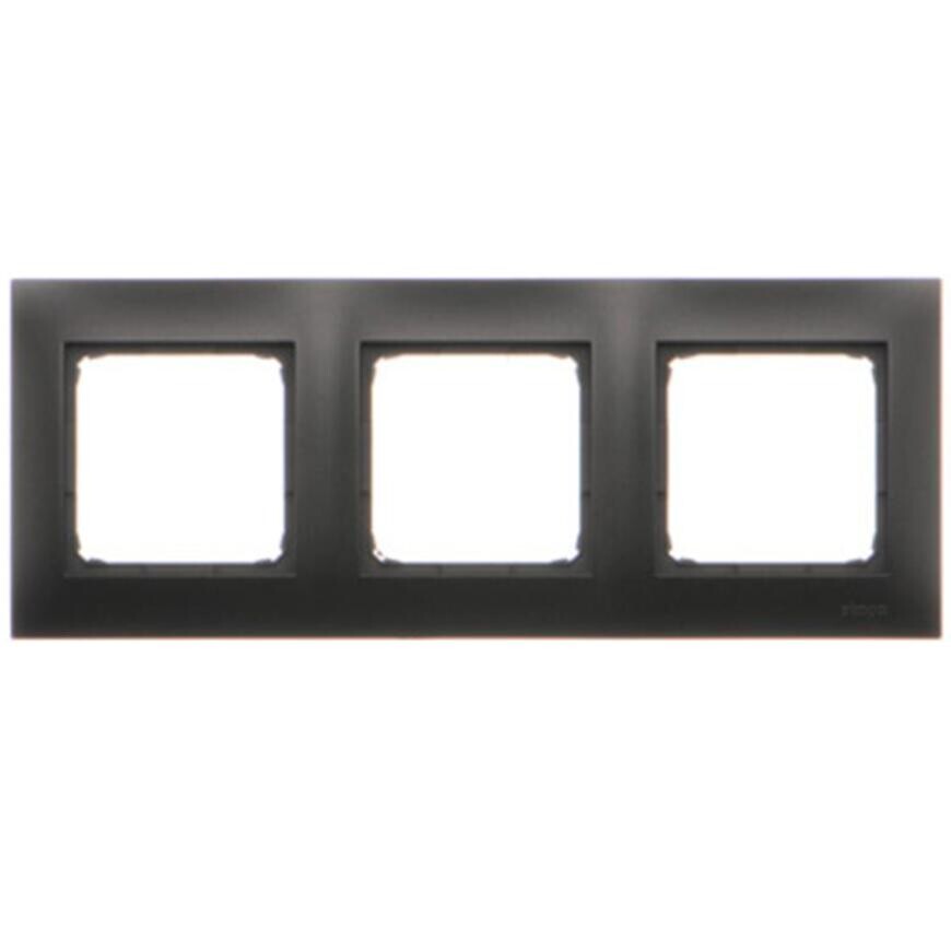 Rámček trojitý Simon54 Čierna