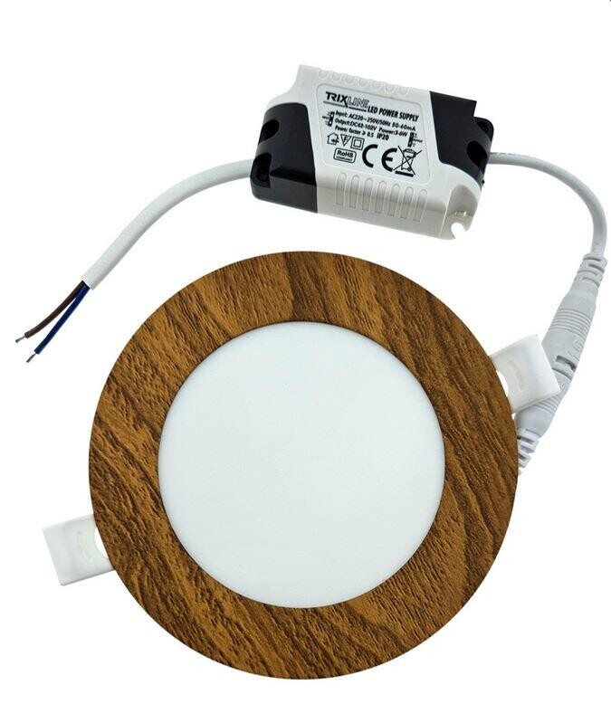 Svietidlo BC TR-145C 6W LED 4200K circle drevo