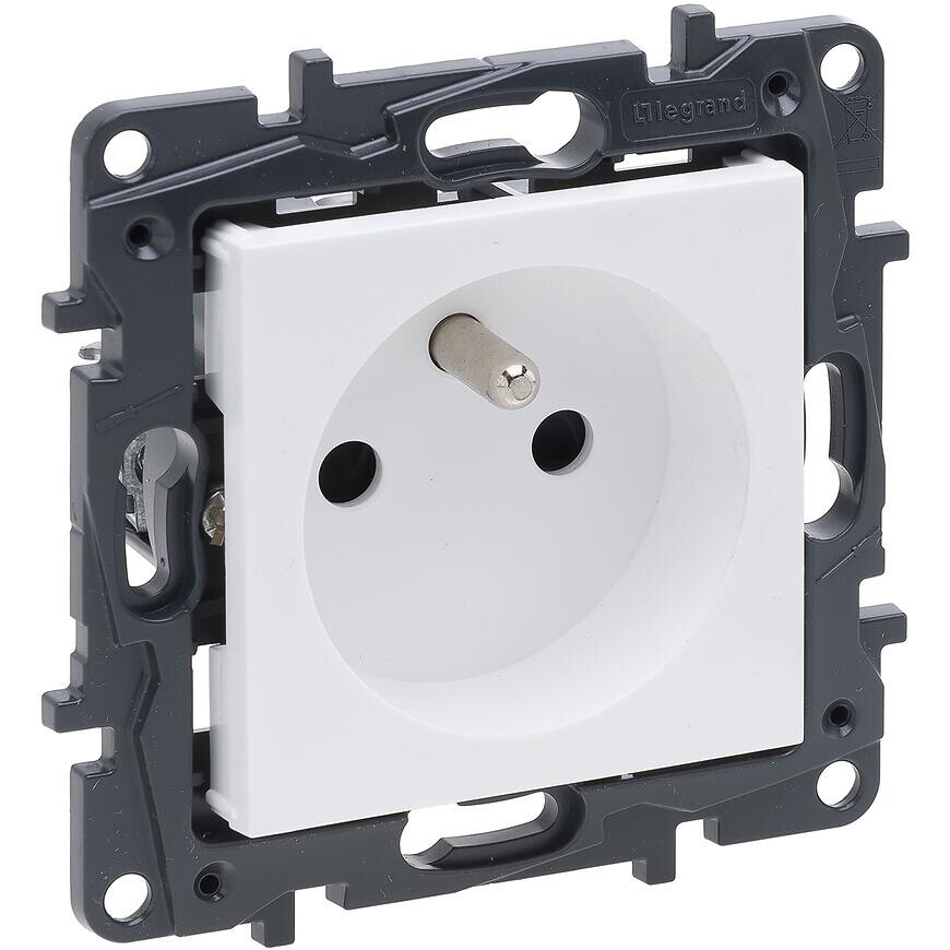 Zásuvka jednoduchá 863130 biely