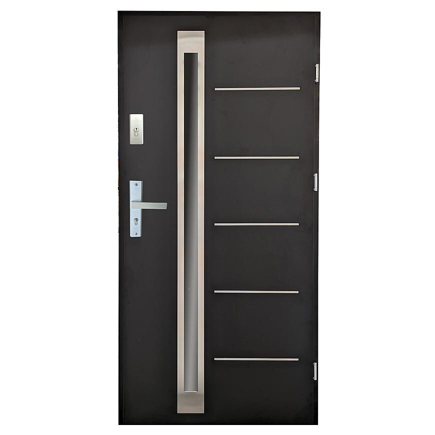 Dvere vchodové Crodoba 90P čierne