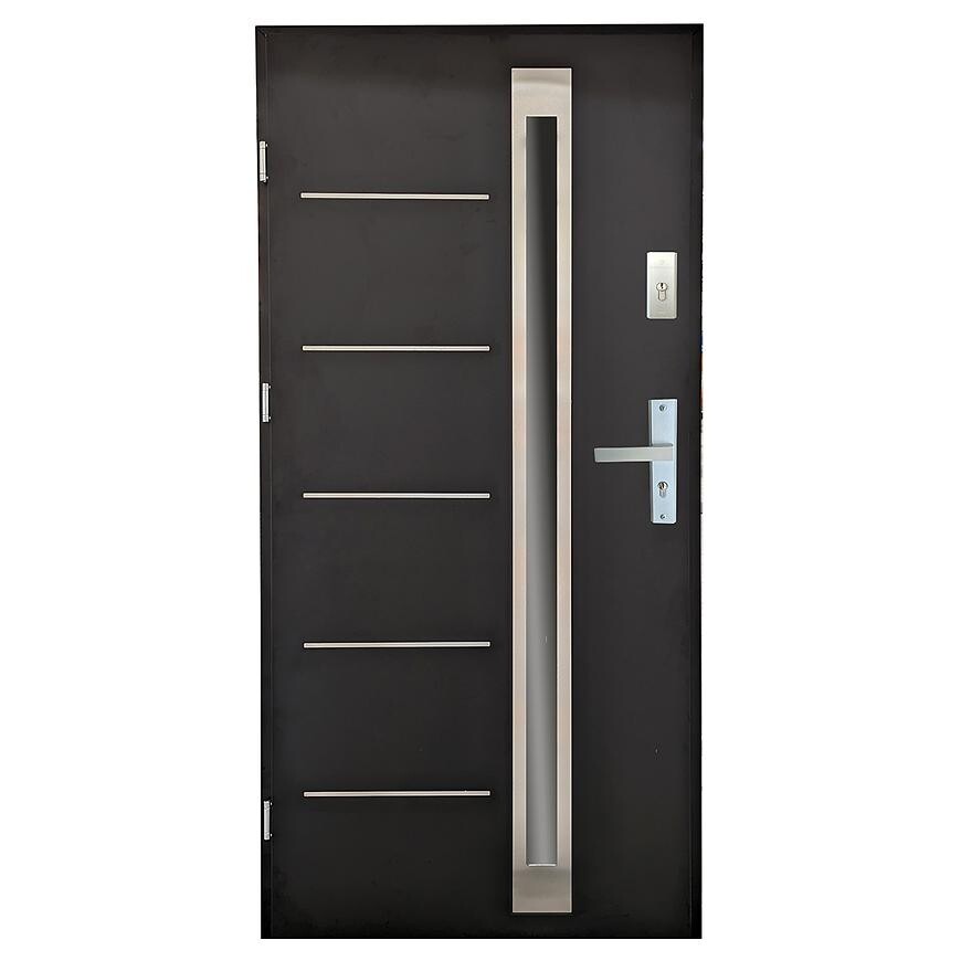 Dvere vchodové Crodoba 90Ľ čierne