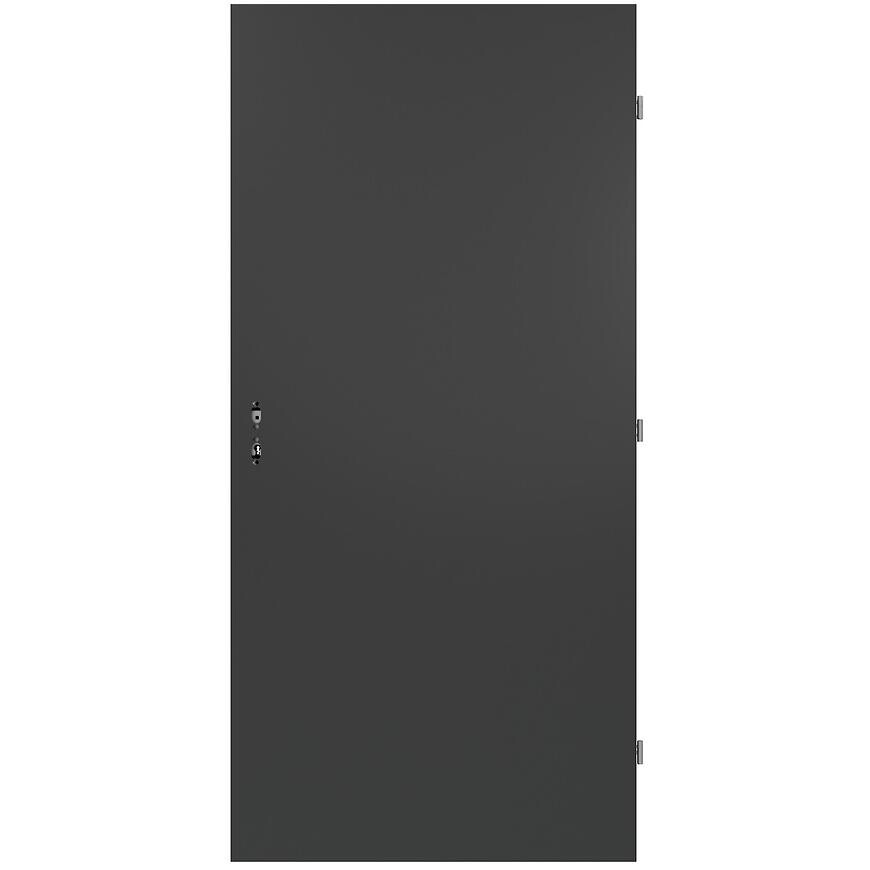 Interiérové vchodové dvere RT03 90P kovový antracit