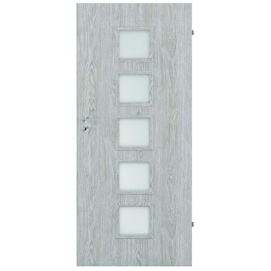 Dvere vnútorné Vedi 5*5 80L dub strieborný