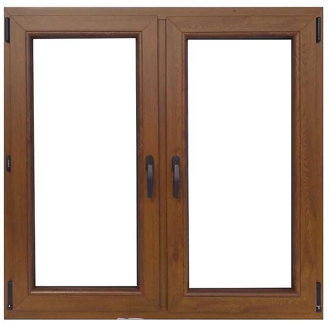 Okno dvojkrídlové symetrický 116,5x113,5 cm zlatý dub