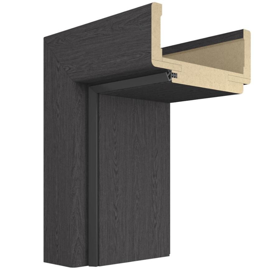 Nastaviteľný rám dverí 60L 140-180 antracit