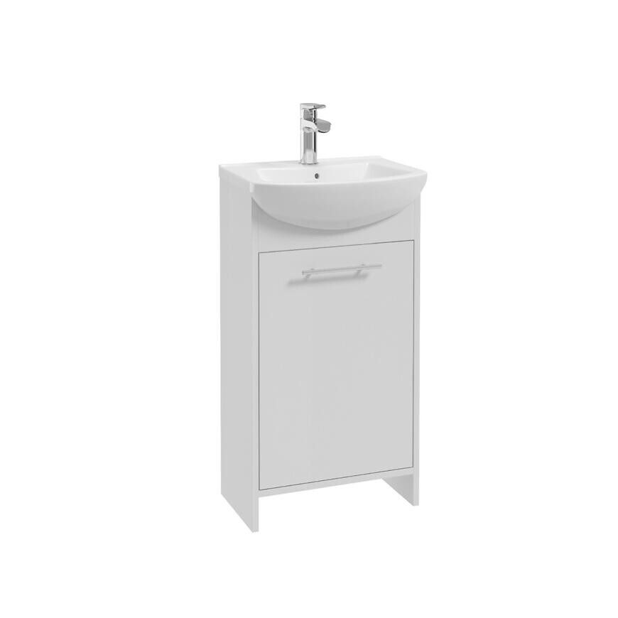 Kúpeľňová skrinka s umývadlom Karo 50 biela