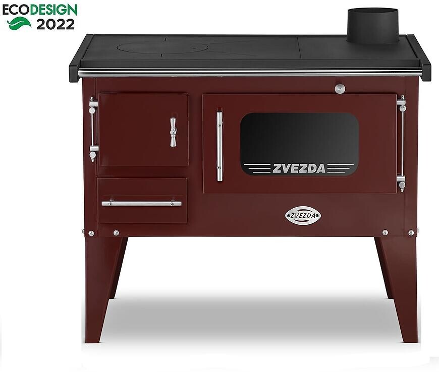 Sporák NARODNA E 6kW hnedý pravý Eco