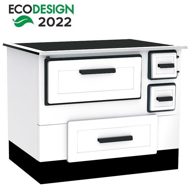 Sporák ALFA 55 biela 6 kW ľavý