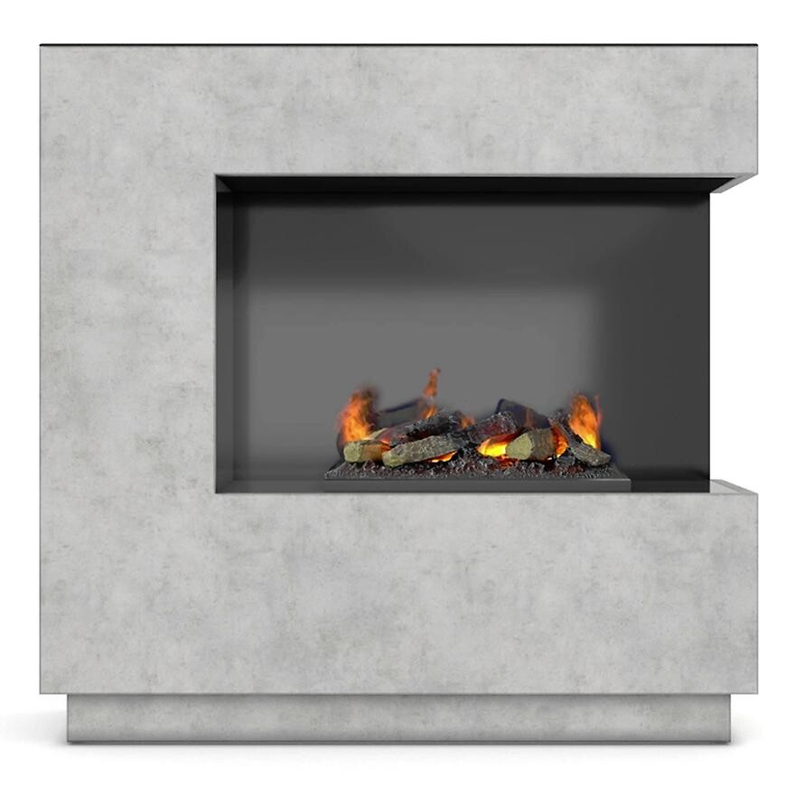 Elektrický krb Zen pravý  400/600 betón