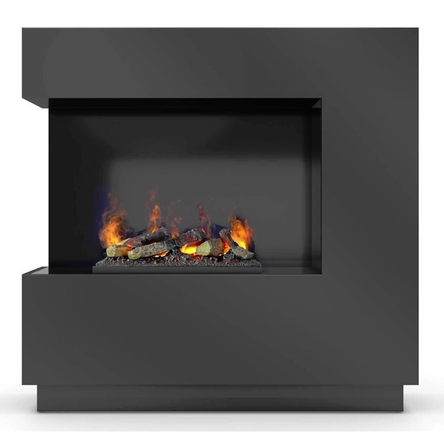 Elektrický krb Zen ľavý 400/600 čierny lesk