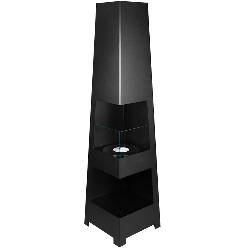 Biokrb voľne stojaci Pyramid čierna matná