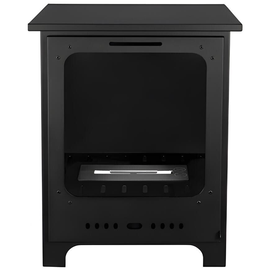 Biokrb voľne stojaci Koza Mini čierna matná so sklom