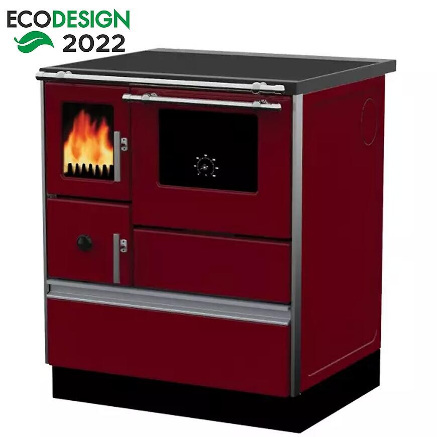 Sporák Dominant 70 červená 6 kW pravý