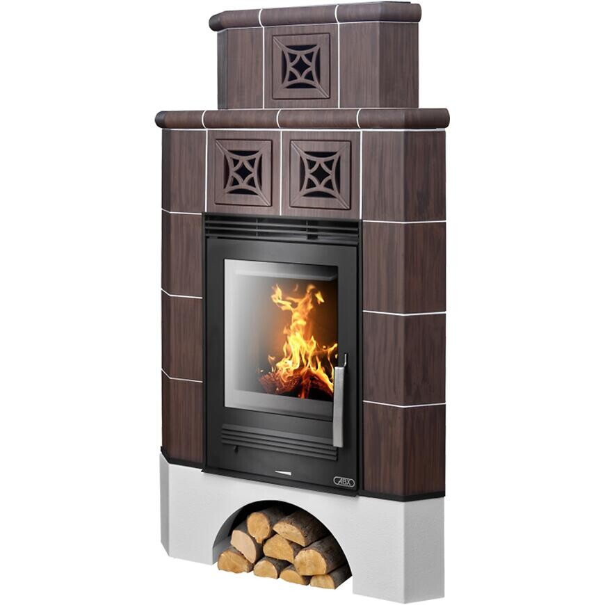 Krbové kachle Regina rohová caffe