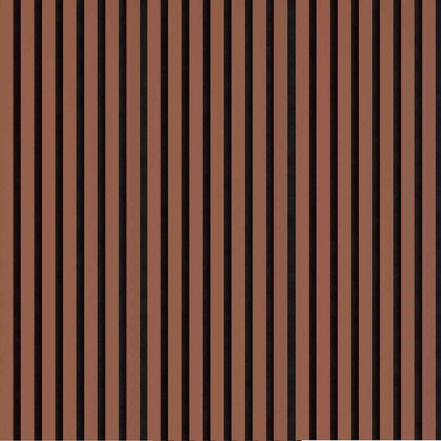 Akustické panely lamelové na plsti Mocca Mousse 30x265cm