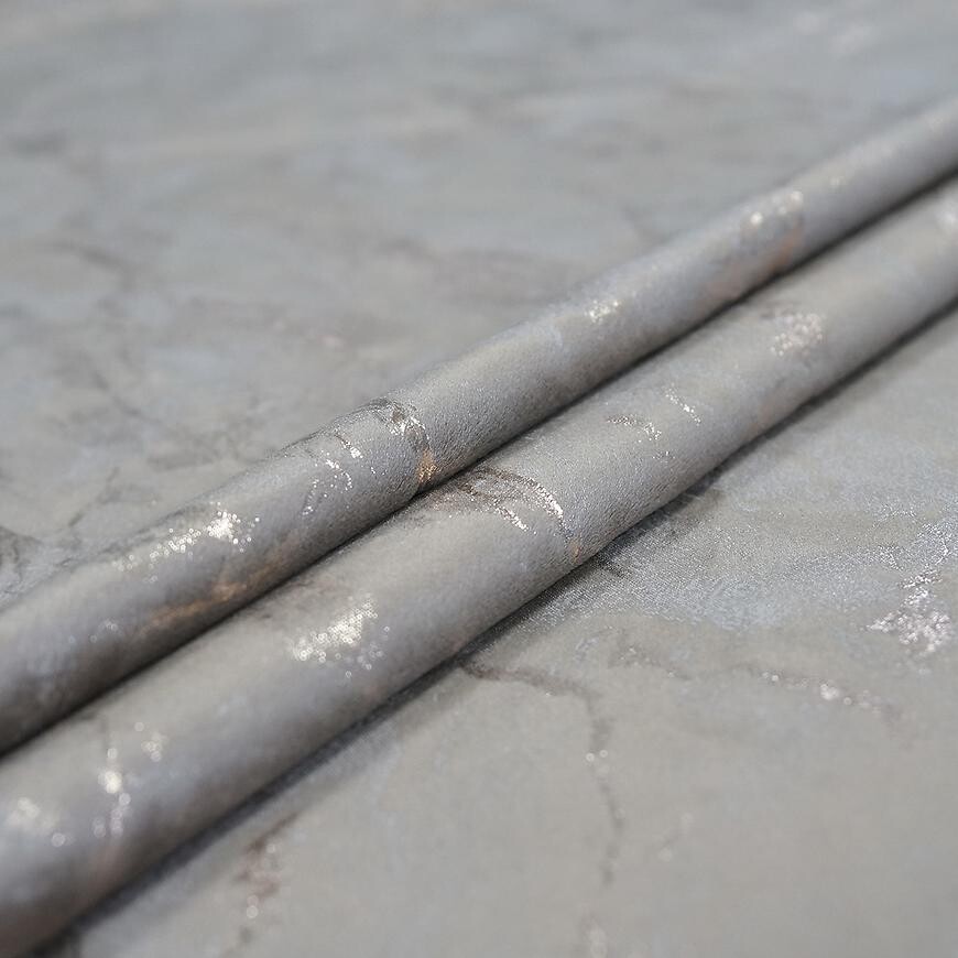 Závesový materiál VELVET KLAUDI YX503/6/sivý/145