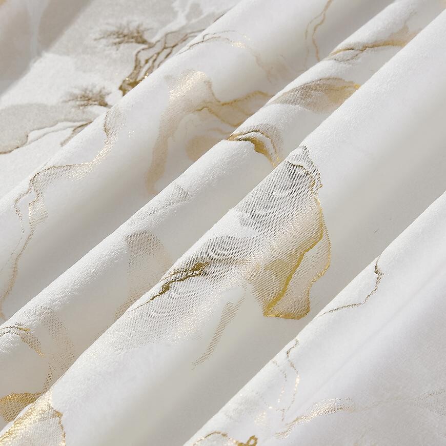 Závesový materiál KLOE VET427/2/210GSM krémová Tovar na mieru