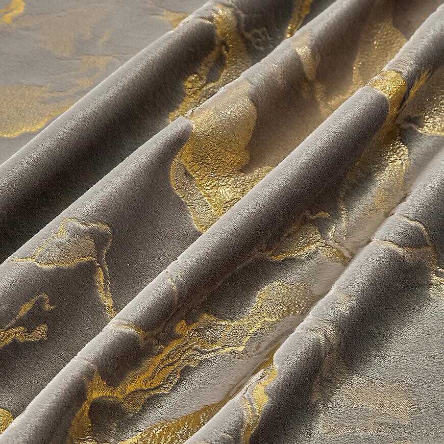 Závesový materiál KLOE VET427/3/210GSM sivá Tovar na mieru