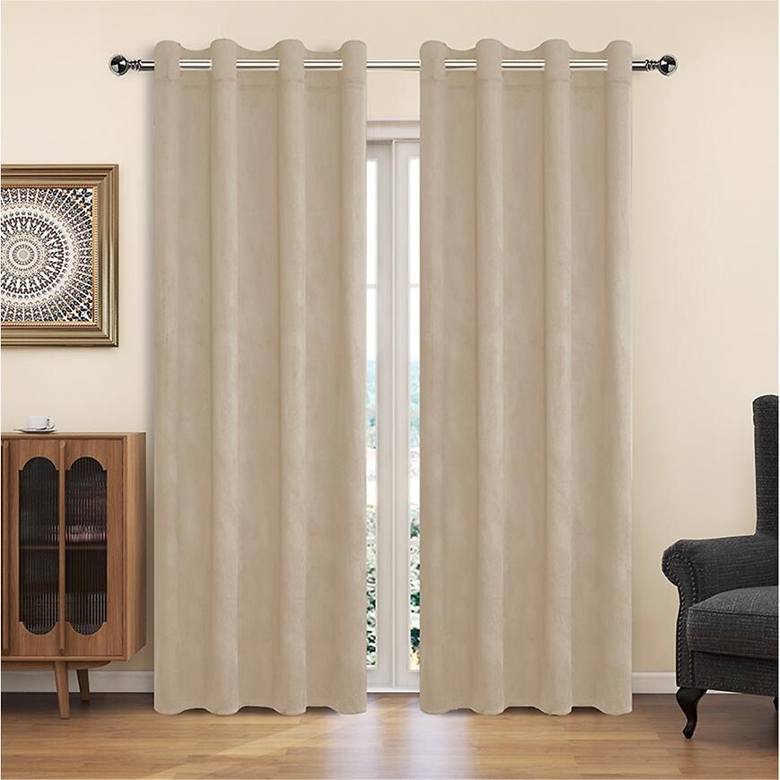 Závesový materiál YC11932/200G/027 béžová 150 cm Tovar na mieru