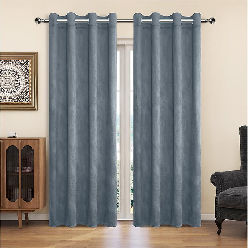 Závesový materiál YC11932/200G/023 sivá 150 cm Tovar na mieru