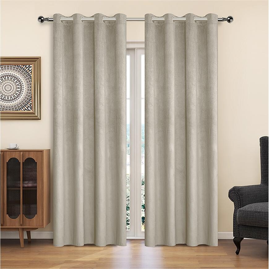Závesový materiál YC11933/200G/113 svetlobéžová 150 cm Tovar na mieru